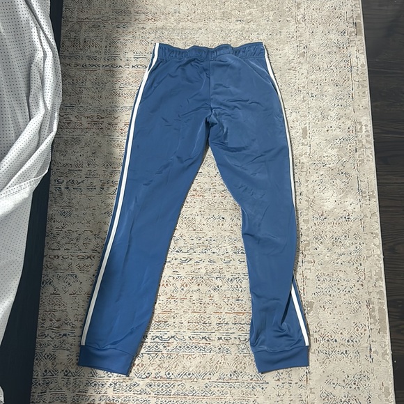 Blue and white Addidas track pants - Picture 2 of 2